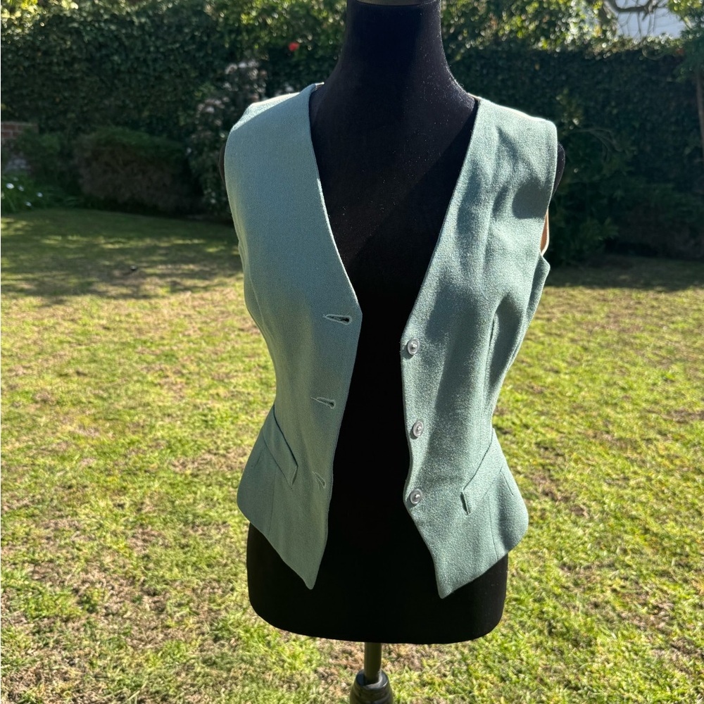bebe Women's Mint Green Vest